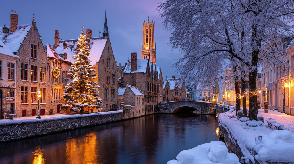 Magisch Brugge onder de sneeuw