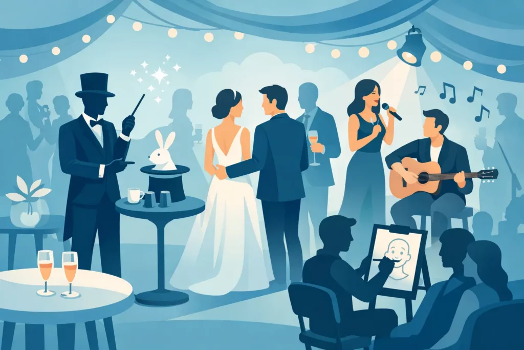 Beste entertainment voor receptie kiezen