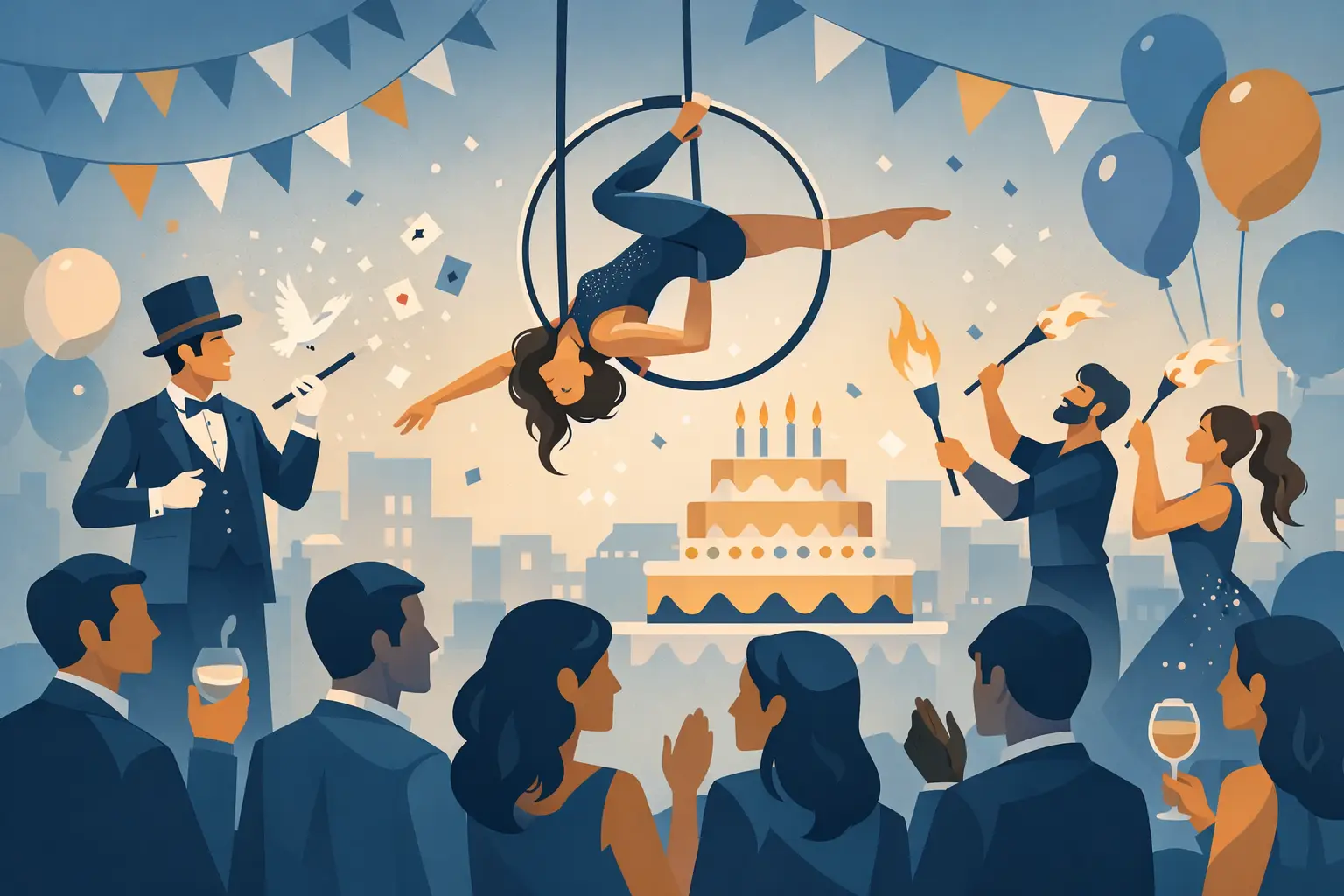 Originele act voor jubileumfeest die blijft hangen