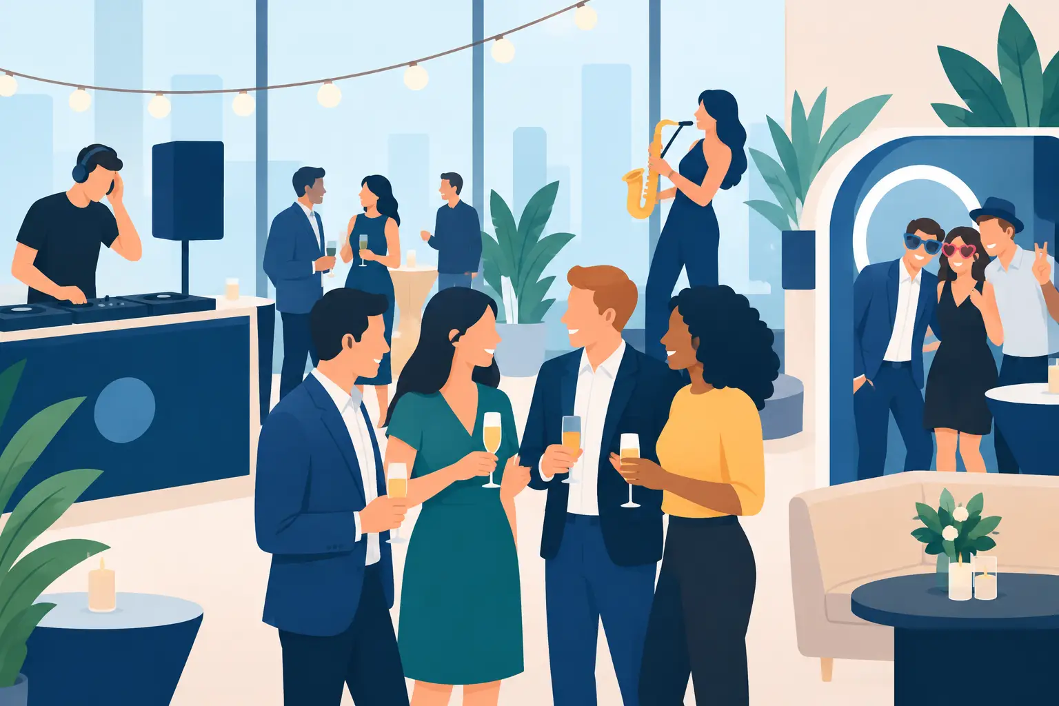 15 bedrijfsfeest entertainment ideeën die echt werken